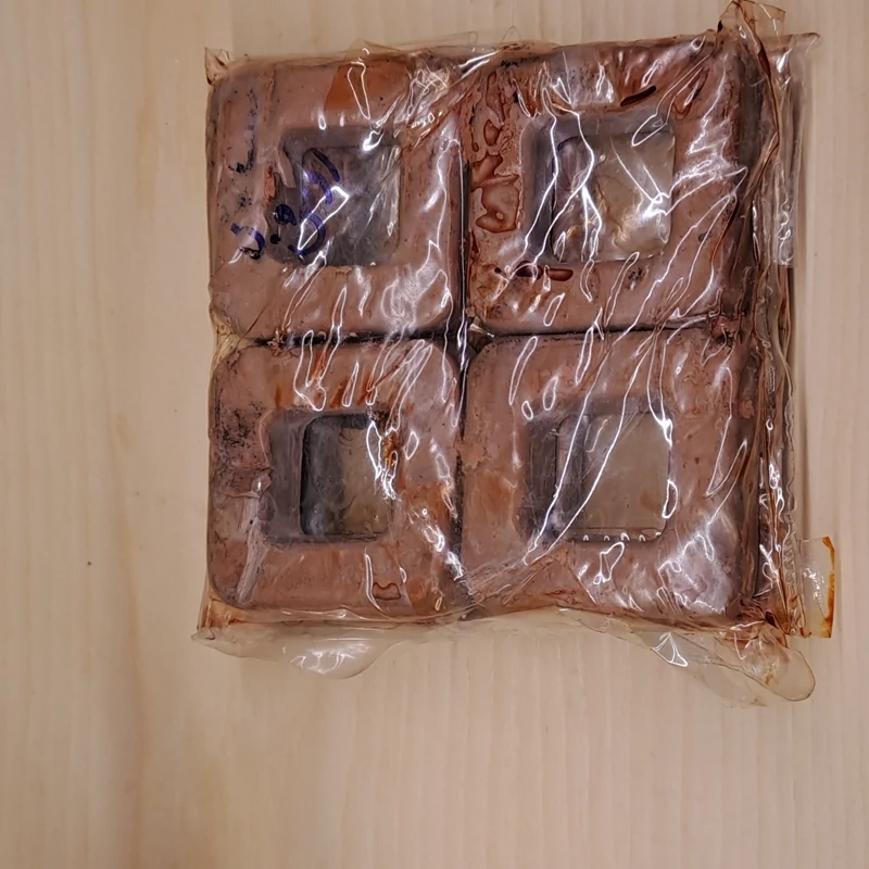 رنگ مکعبی شمعسازی نسکافه ای