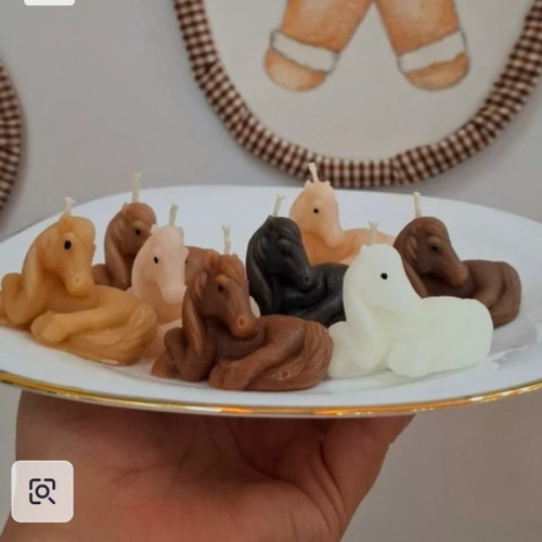 شمع اسب روسی مینیاتوری